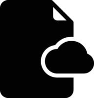 Cloud icon symbol image. Illustration of the hosting storage design vector