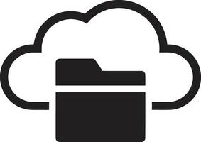 Cloud icon symbol image. Illustration of the hosting storage design vector