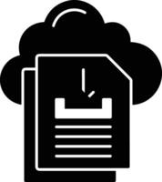 Cloud icon symbol image. Illustration of the hosting storage design vector