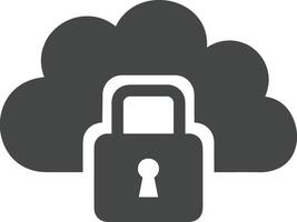 Cloud icon symbol image. Illustration of the hosting storage design vector