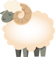 Cartoon drawing of the Eid sheep png