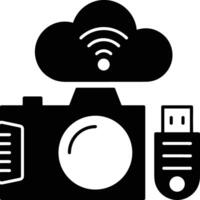 Cloud icon symbol image. Illustration of the hosting storage design vector