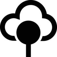 Cloud icon symbol image. Illustration of the hosting storage design vector