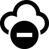 Cloud icon symbol image. Illustration of the hosting storage design vector