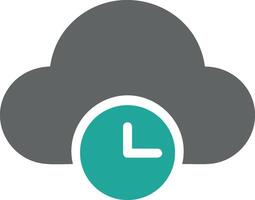 Cloud icon symbol image. Illustration of the hosting storage design vector