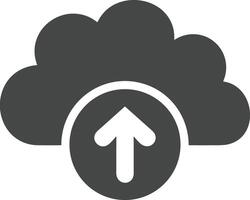 Cloud icon symbol image. Illustration of the hosting storage design vector