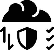 Cloud icon symbol image. Illustration of the hosting storage design vector