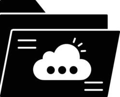 Cloud icon symbol image. Illustration of the hosting storage design vector