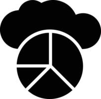 Cloud icon symbol image. Illustration of the hosting storage design vector