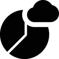 Cloud icon symbol image. Illustration of the hosting storage design vector
