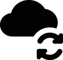 Cloud icon symbol image. Illustration of the hosting storage design vector