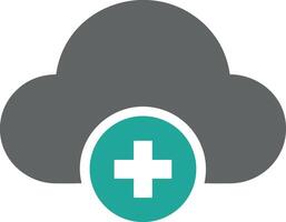 Cloud icon symbol image. Illustration of the hosting storage design vector