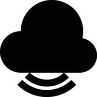 Cloud icon symbol image. Illustration of the hosting storage design vector