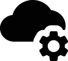 Cloud icon symbol image. Illustration of the hosting storage design vector