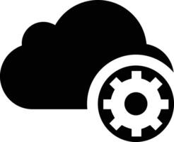 Cloud icon symbol image. Illustration of the hosting storage design vector