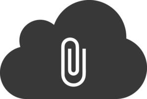 Cloud icon symbol image. Illustration of the hosting storage design vector