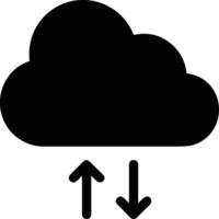 Cloud icon symbol image. Illustration of the hosting storage design vector