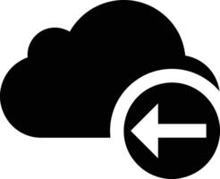 Cloud icon symbol image. Illustration of the hosting storage design vector