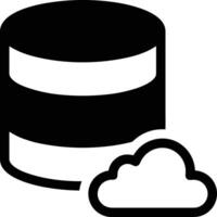 Cloud icon symbol image. Illustration of the hosting storage design vector