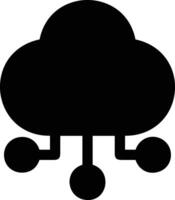 Cloud icon symbol image. Illustration of the hosting storage design vector