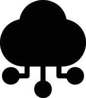 Cloud icon symbol image. Illustration of the hosting storage design vector