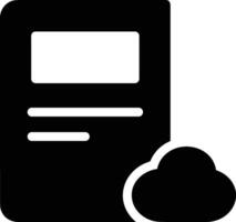 Cloud icon symbol image. Illustration of the hosting storage design vector