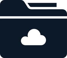 Cloud icon symbol image. Illustration of the hosting storage design vector