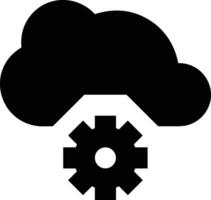 Cloud icon symbol image. Illustration of the hosting storage design vector