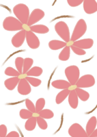 sencillo vistoso flores para antecedentes png