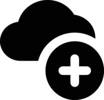 Cloud icon symbol image. Illustration of the hosting storage design vector