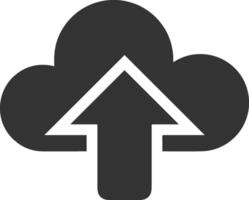 Cloud icon symbol image. Illustration of the hosting storage design vector