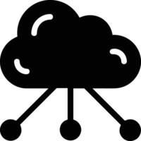 Cloud icon symbol image. Illustration of the hosting storage design vector