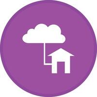 Cloud icon symbol image. Illustration of the hosting storage design vector