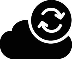 Cloud icon symbol image. Illustration of the hosting storage design vector