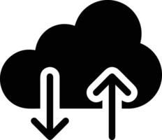 Cloud icon symbol image. Illustration of the hosting storage design vector