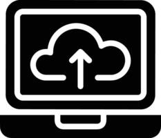 Cloud icon symbol image. Illustration of the hosting storage design vector