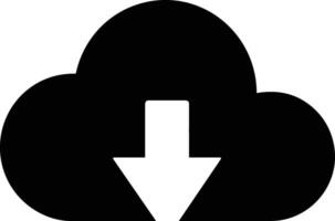 Cloud icon symbol image. Illustration of the hosting storage design vector