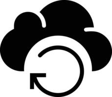 Cloud icon symbol image. Illustration of the hosting storage design vector