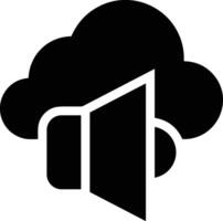 Cloud icon symbol image. Illustration of the hosting storage design vector