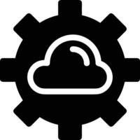 Cloud icon symbol image. Illustration of the hosting storage design vector