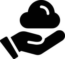 Cloud icon symbol image. Illustration of the hosting storage design vector