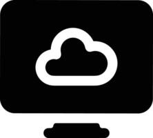 Cloud icon symbol image. Illustration of the hosting storage design vector