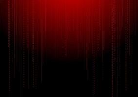 oscuro rojo punteado líneas resumen tecnología antecedentes vector