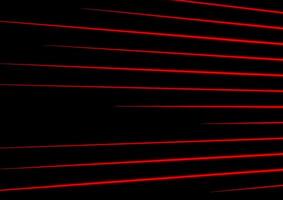 Red neon laser lines abstract background vector