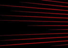 Red neon laser lines abstract background vector