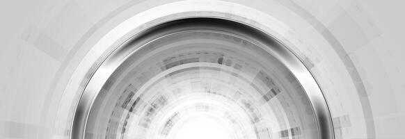 Abstract grey metallic technology background vector