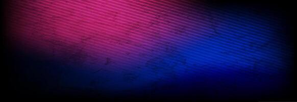 Smooth blue violet gradient with grunge texture and lines vector