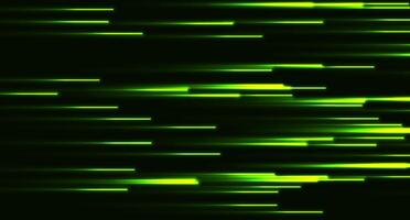 Green neon laser lines abstract background vector