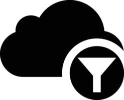 Cloud icon symbol image. Illustration of the hosting storage design vector