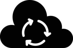 Cloud icon symbol image. Illustration of the hosting storage design vector